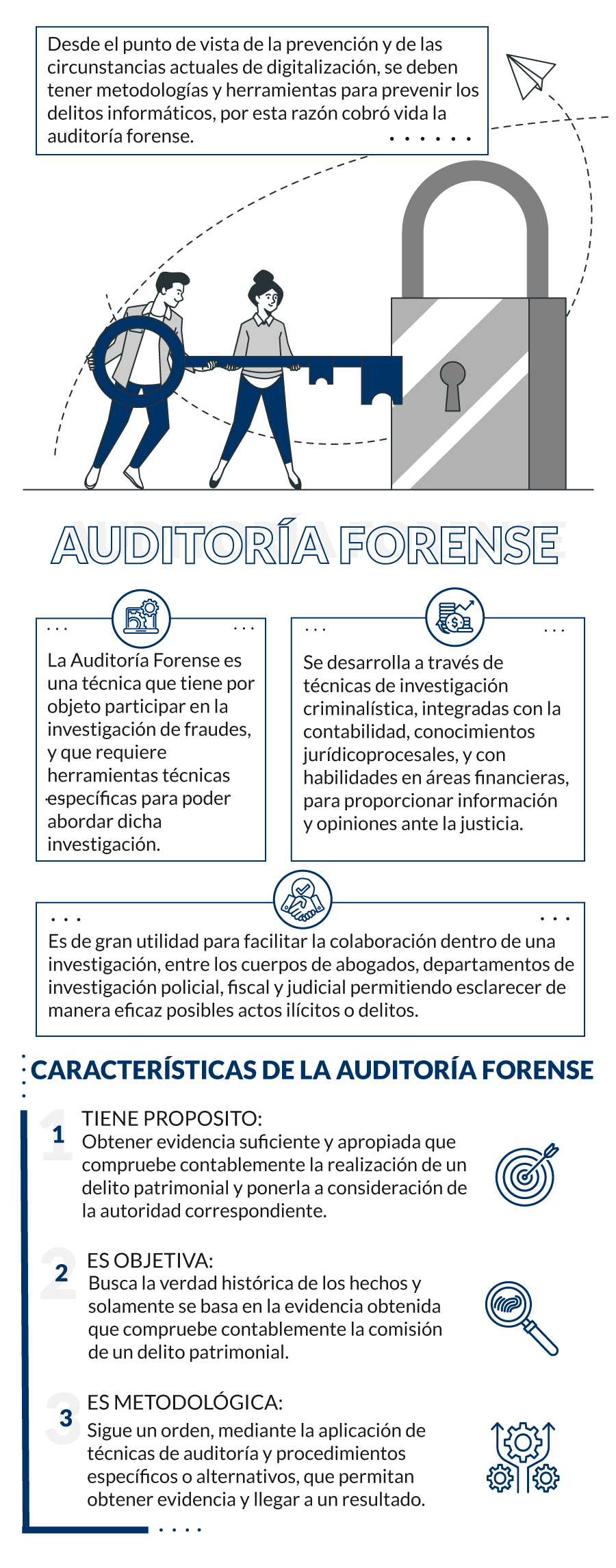 caracteristicas de auditoria forense