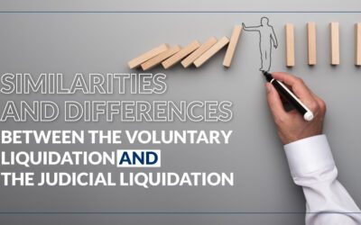 Similarities and differences between the voluntary liquidation and the judicial liquidation