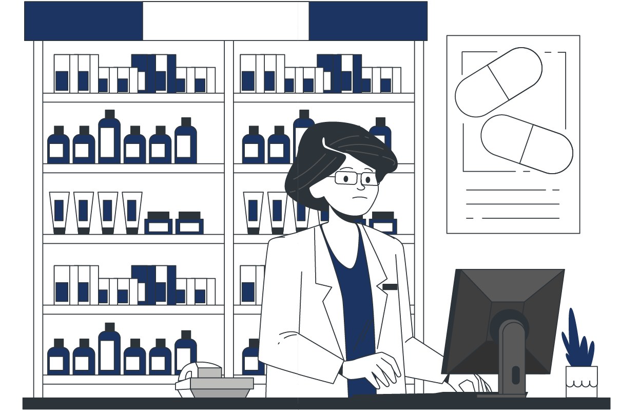 illustration pharmacy
