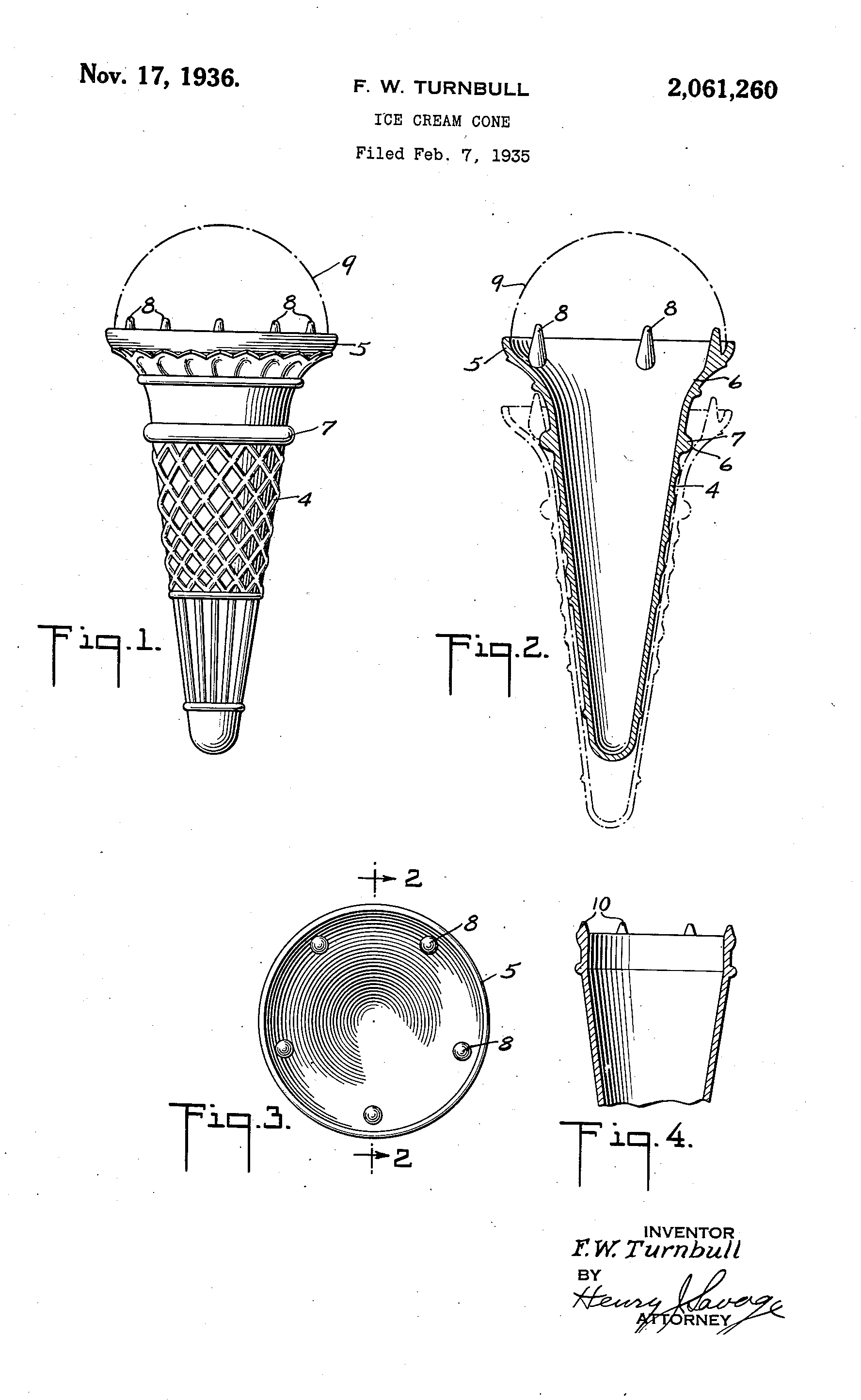 cone patent