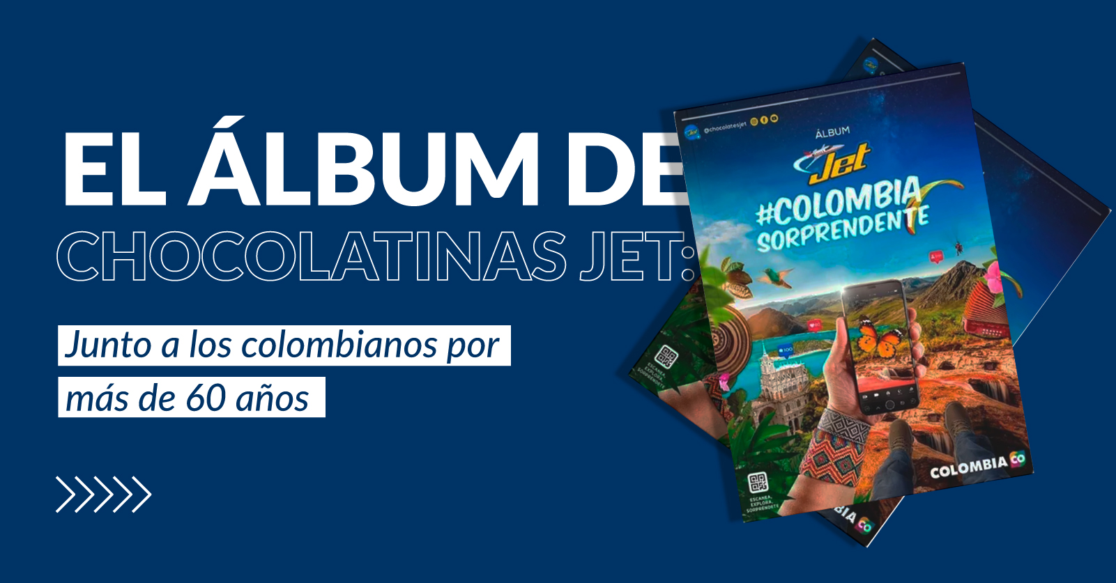 Álbum de chocolatinas Jet OlarteMoure