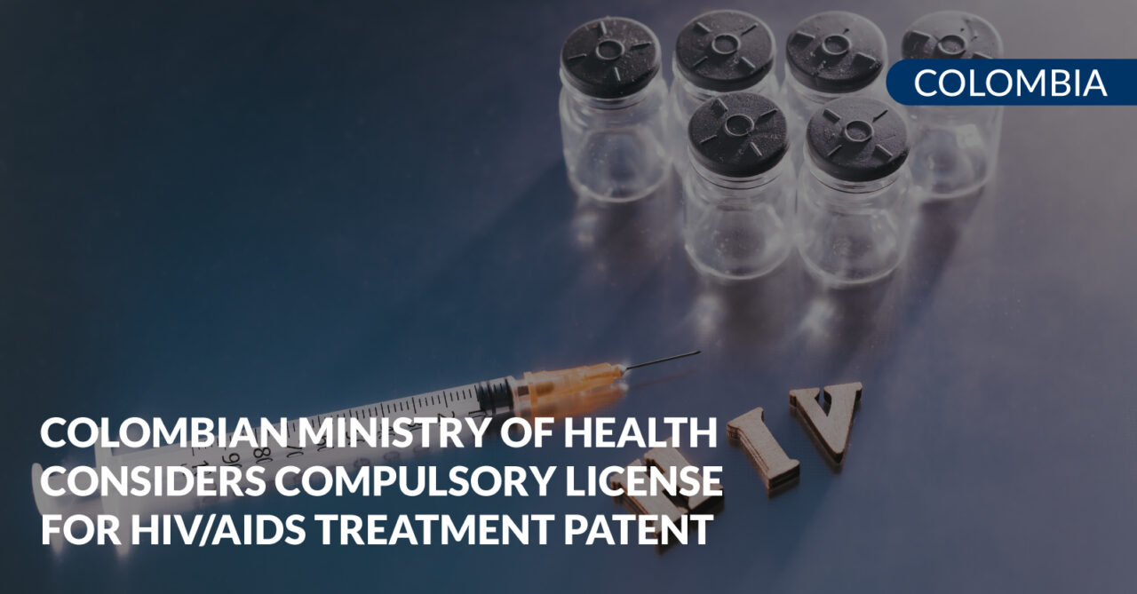 Compulsory license for HIV/AIDS treatment patent OlarteMoure