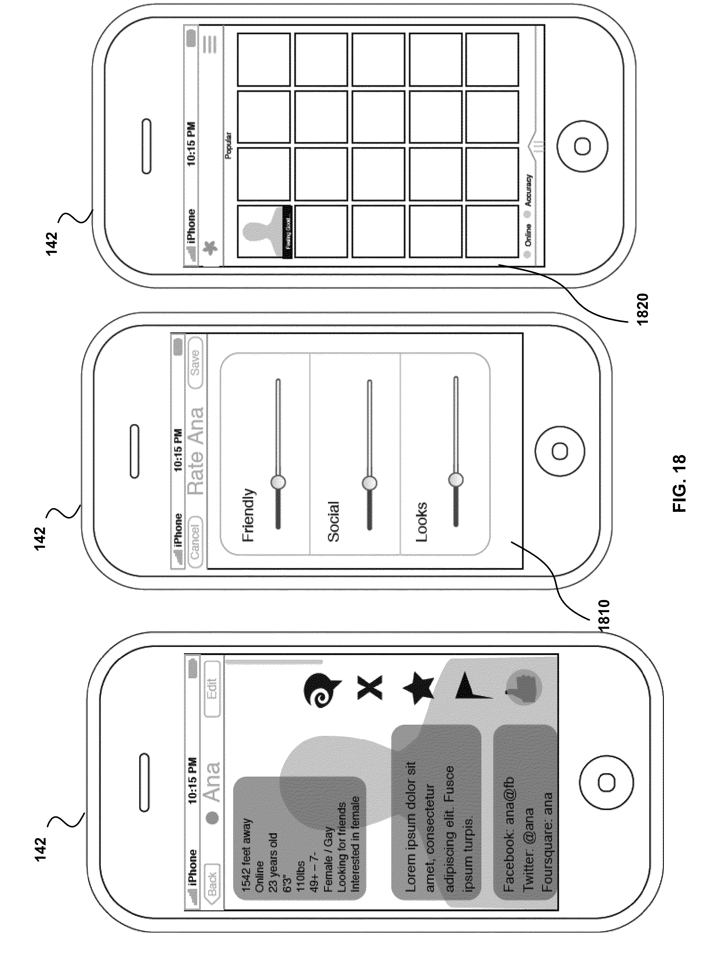 location based cascading display